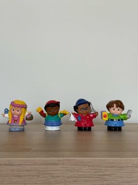 Fisher-Price Little People Assorted Lot of 4 Vintage Style Figures
